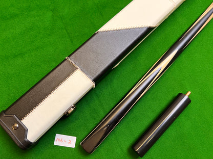 Pre Owned 1 Piece Ebony Handmade snooker cue set