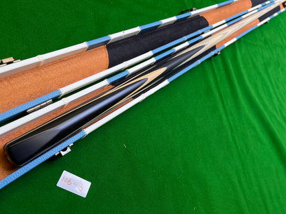 Pre Owned 1 Piece Ebony Handmade snooker cue set