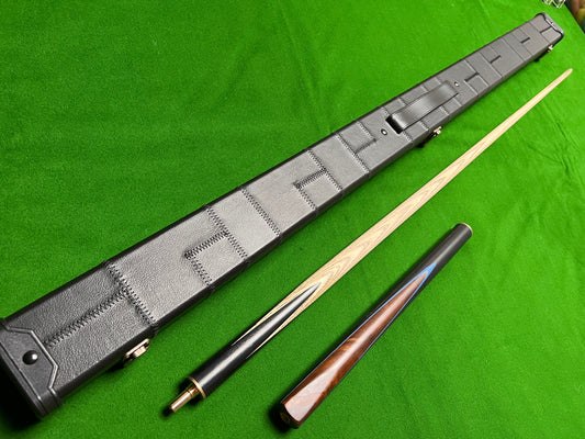 Pre Owned 3/4 Jointed Ebony Handmade snooker cue set
