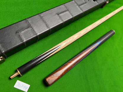 Pre Owned 3/4 Jointed Ebony Handmade snooker cue set