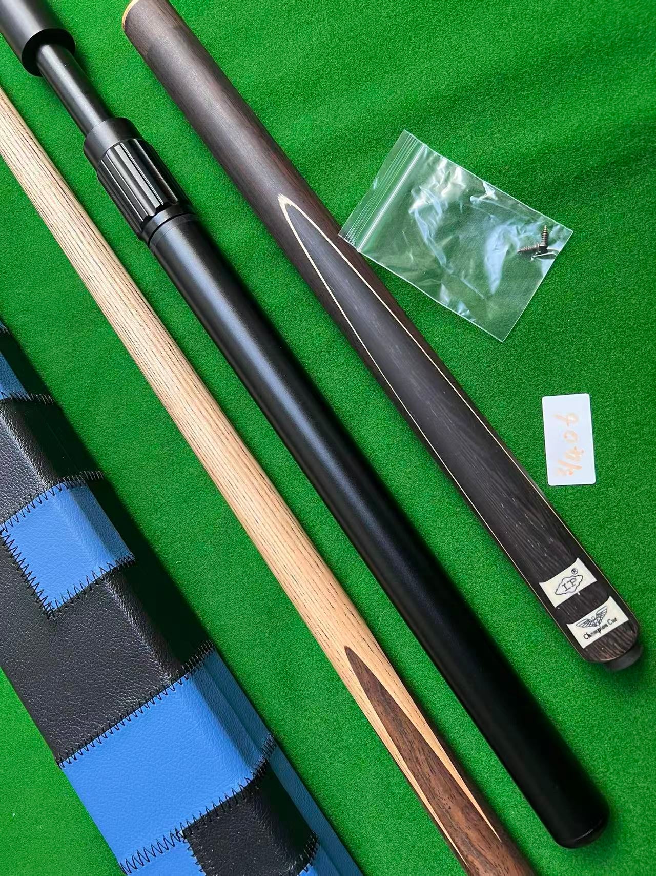 Pre Owned Lp Handmade Ash Snooker Cue 3/4 Jointed - Champion Cue Collection Bf2