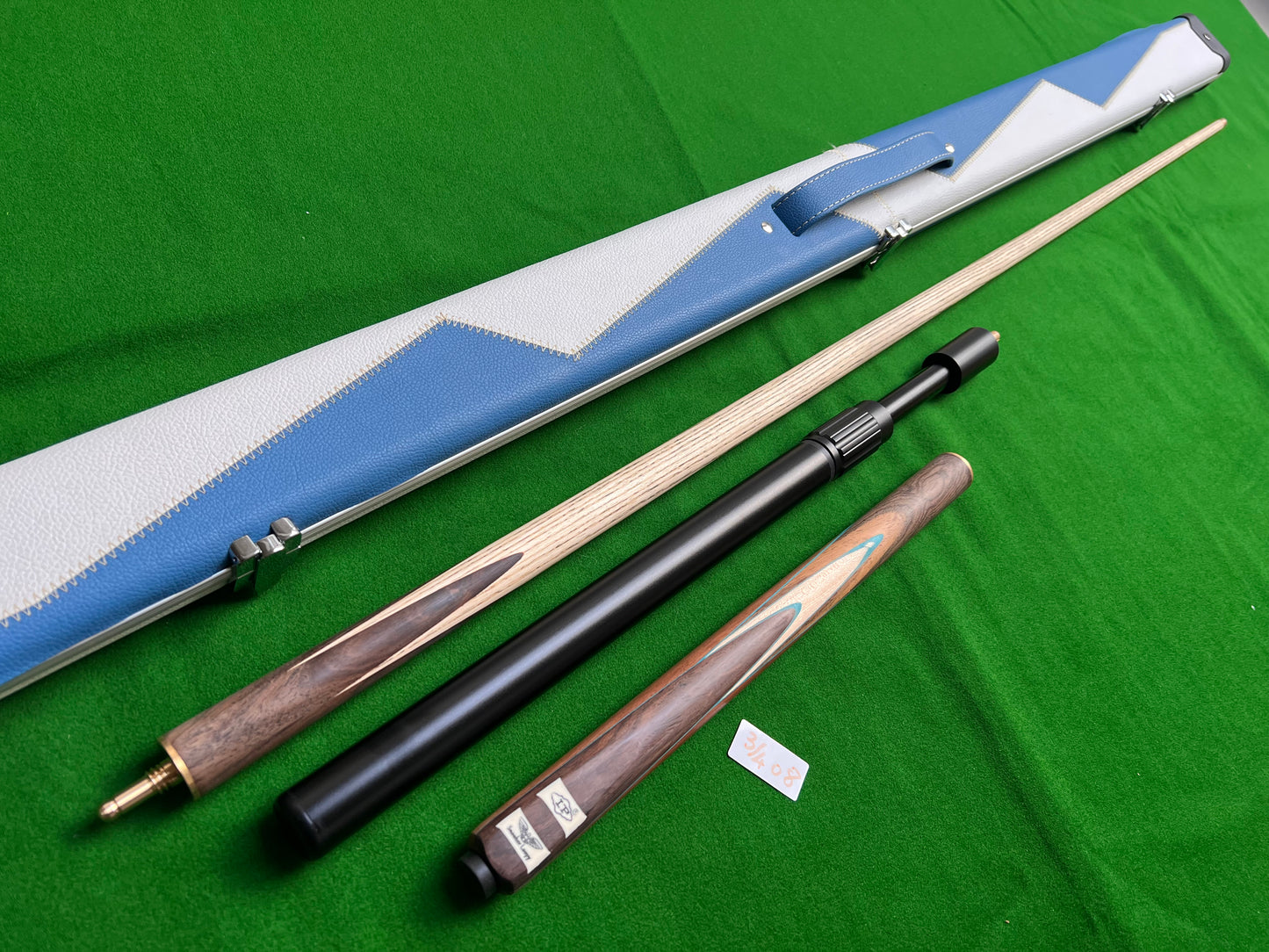 Pre Owned Lp Handmade Ash Snooker Cue 3/4 Jointed - Snooker Loopy Collection Af3