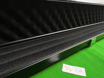 Pre Owned 3/4 Wide Pro Aluminium Snooker Cue Case With Metal Ends 3 Slot