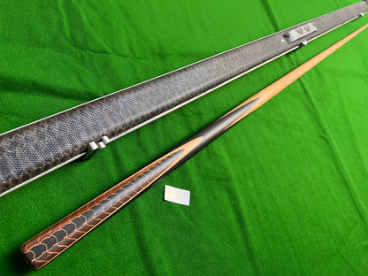 Pre Owned 1 Piece Ebony Handmade English Pool cue set 9mm tip