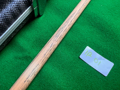 Pre Owned 1 Piece Ebony Handmade English Pool cue set 9mm tip