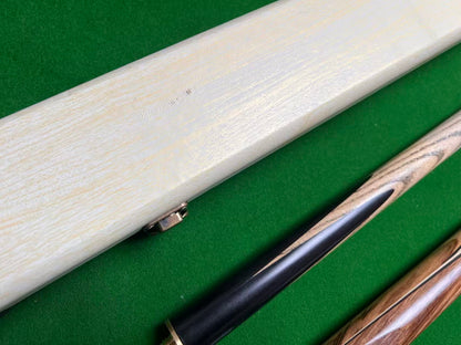 Pre Owned 3/4 Jointed Handmade English Pool cue set 8.5mm tip