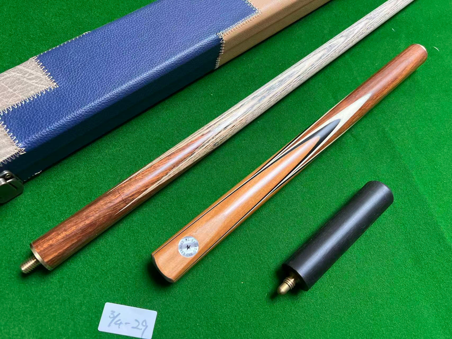 Pre Owned 3/4 Snooker Cue with Case