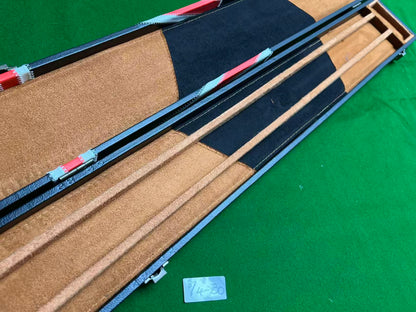 Pre Owned 3/4 Wide Union Jack Snooker Cue Case 3 Slot