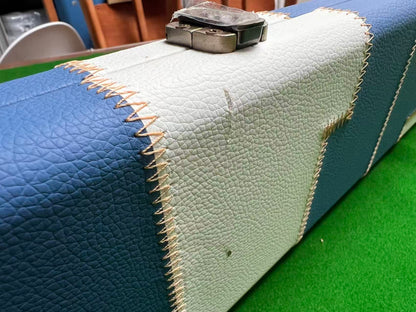 Pre Owned One Piece Wide Snooker Cue Case With Metal Ends 3 Slot
