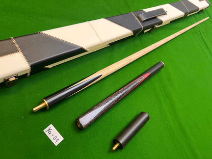 Pre Owned 3/4 Jointed Handmade snooker cue English pool cue set 8.5mm tip