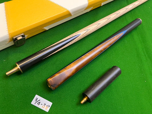 Pre Owned 3/4 Jointed Handmade snooker cue set 58.5"