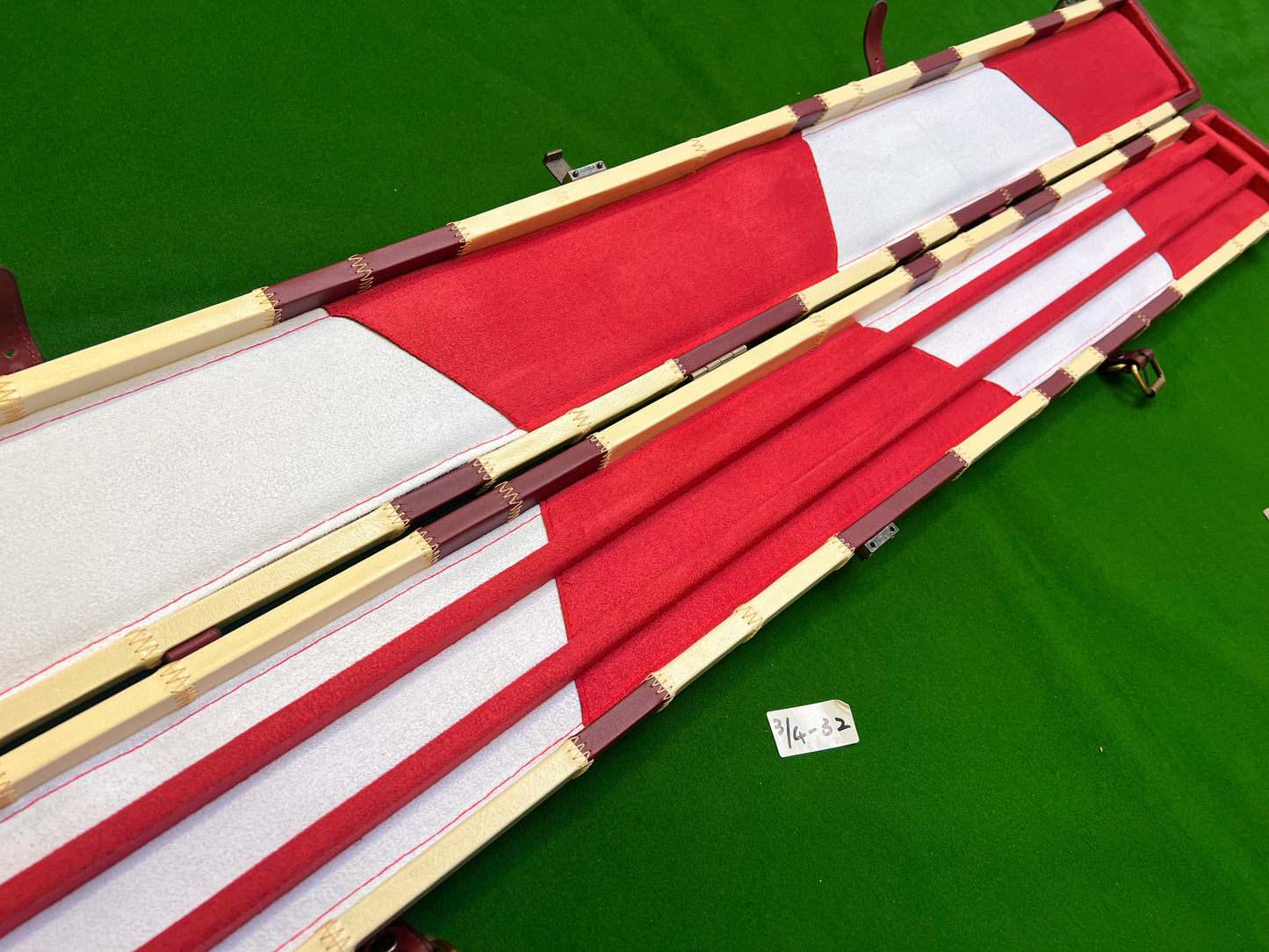 Pre Owned 3/4 Wide Snooker Cue Case 3-Slot