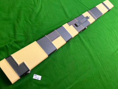 3/4 SNOOKER CUE CASE 3-SLOT EXTRA WIDE