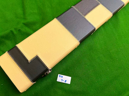 3/4 SNOOKER CUE CASE 3-SLOT EXTRA WIDE