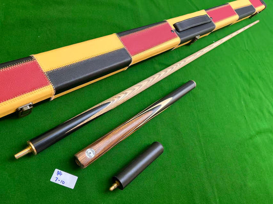 Pre Owned W&L 3/4 Jointed Handmade Snooker English Pool cue set 8.5mm tip + Case