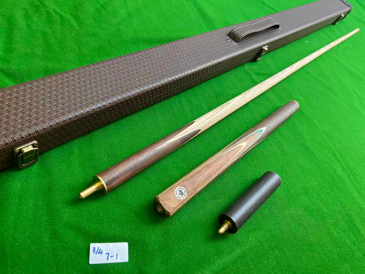 Pre Owned 3/4 Snooker Cue with Case