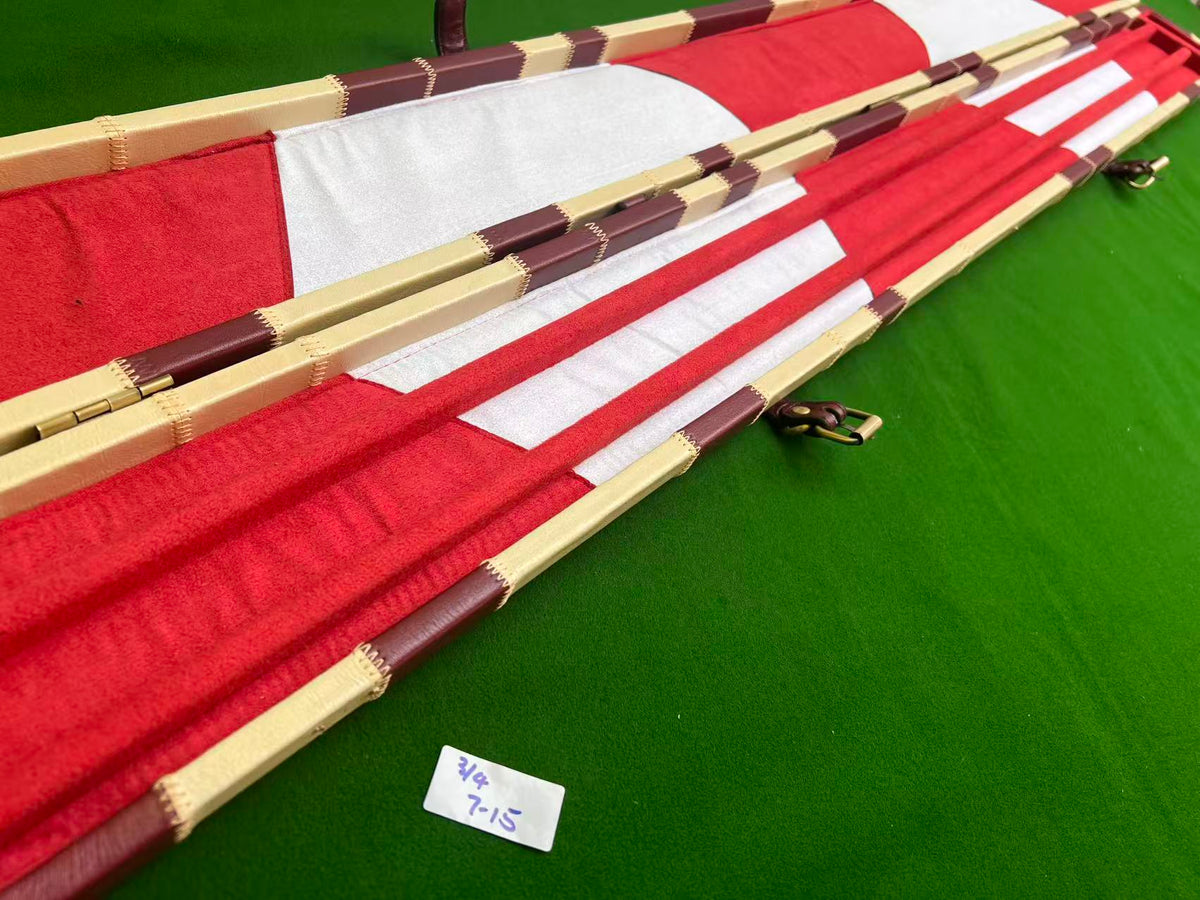 Pre Owned 3/4 Wide Snooker Cue Case 3-Slot