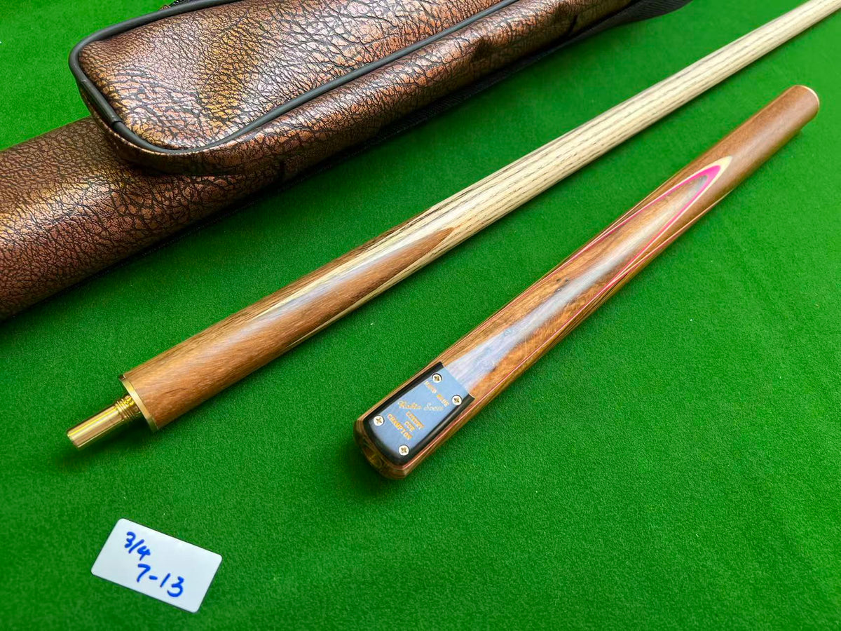 Pre Owned - ROBIN SCOTT 3/4 HANDMADE SNOOKER CUE 9.5MM TIP