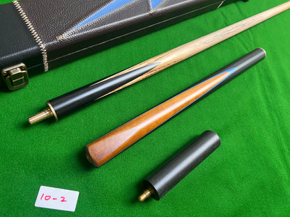 Pre Owned 3/4 Jointed Handmade snooker cue set 58.5"