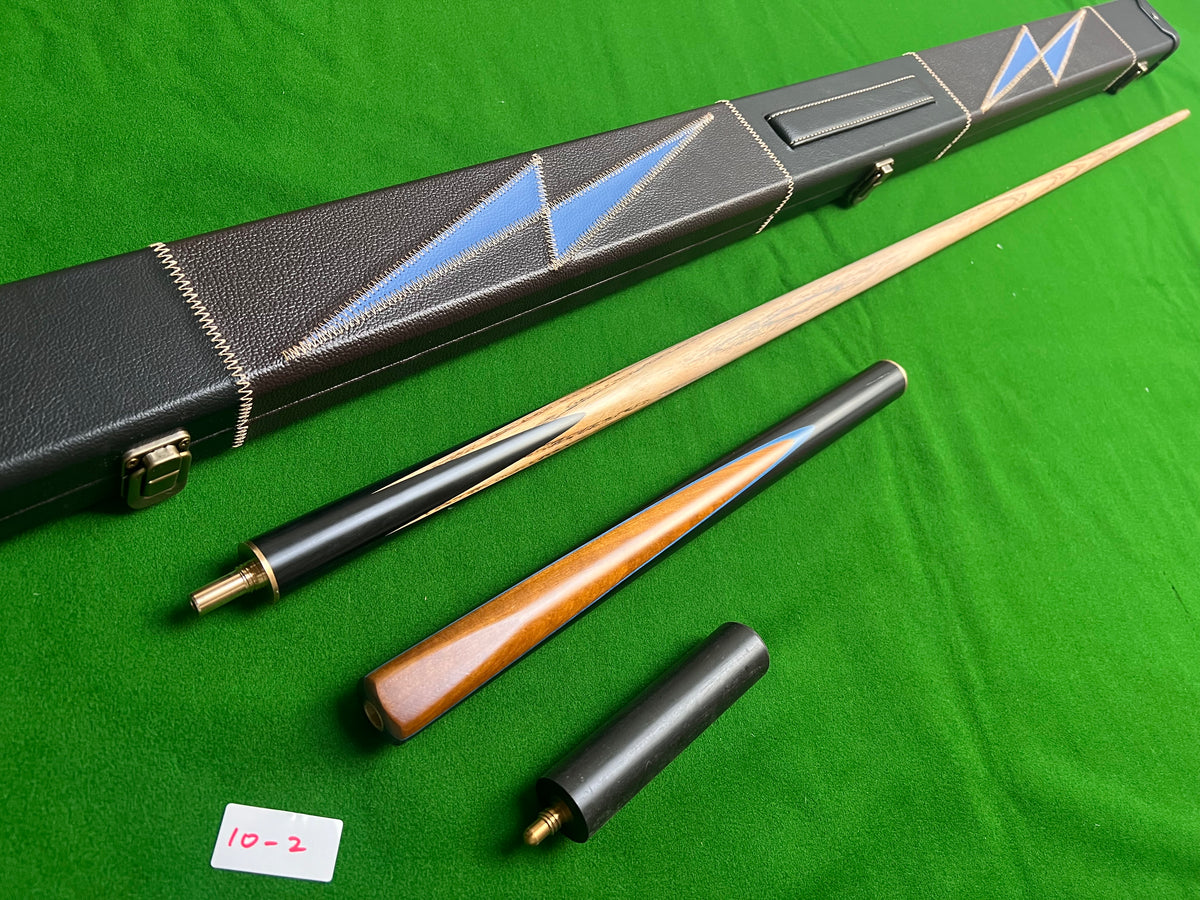 Pre Owned 3/4 Jointed Handmade snooker cue set 58.5"