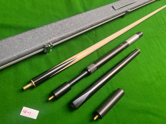 Pre Owned 3/4 Jointed Handmade Snooker cue set + Halo Style Case