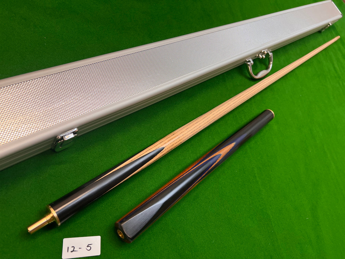 Pre Owned 3/4 Jointed Handmade snooker cue set 58.5"