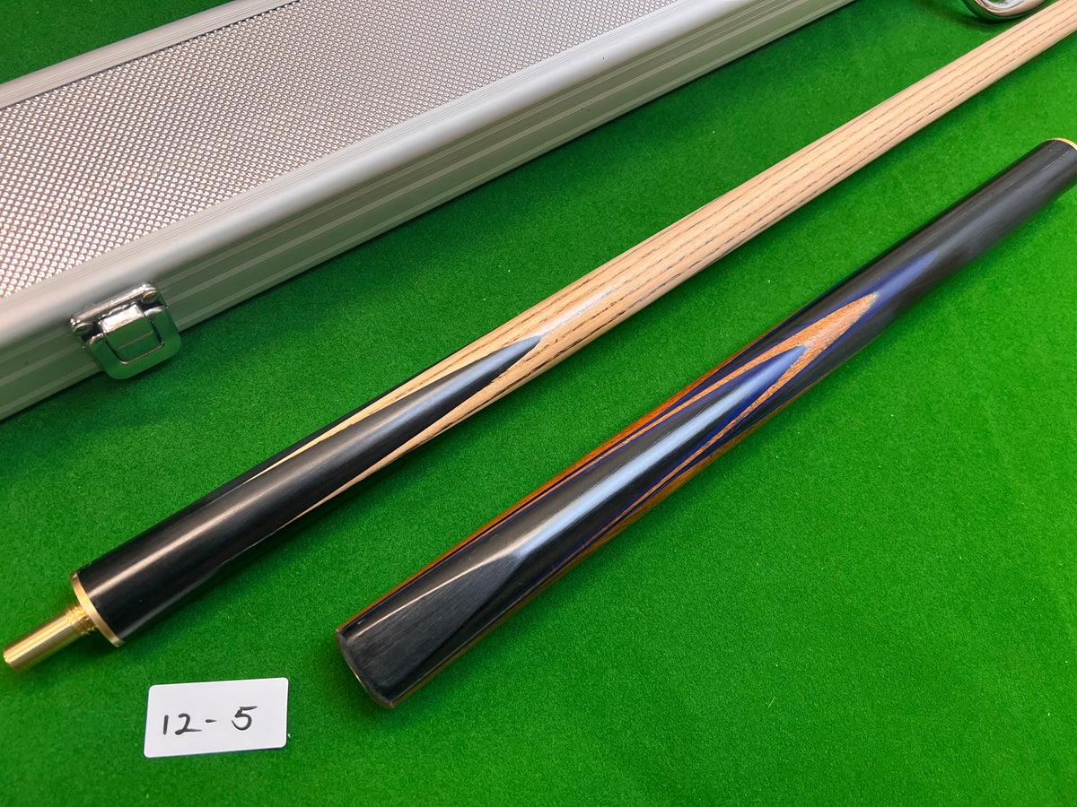 Pre Owned 3/4 Jointed Handmade snooker cue set 58.5"