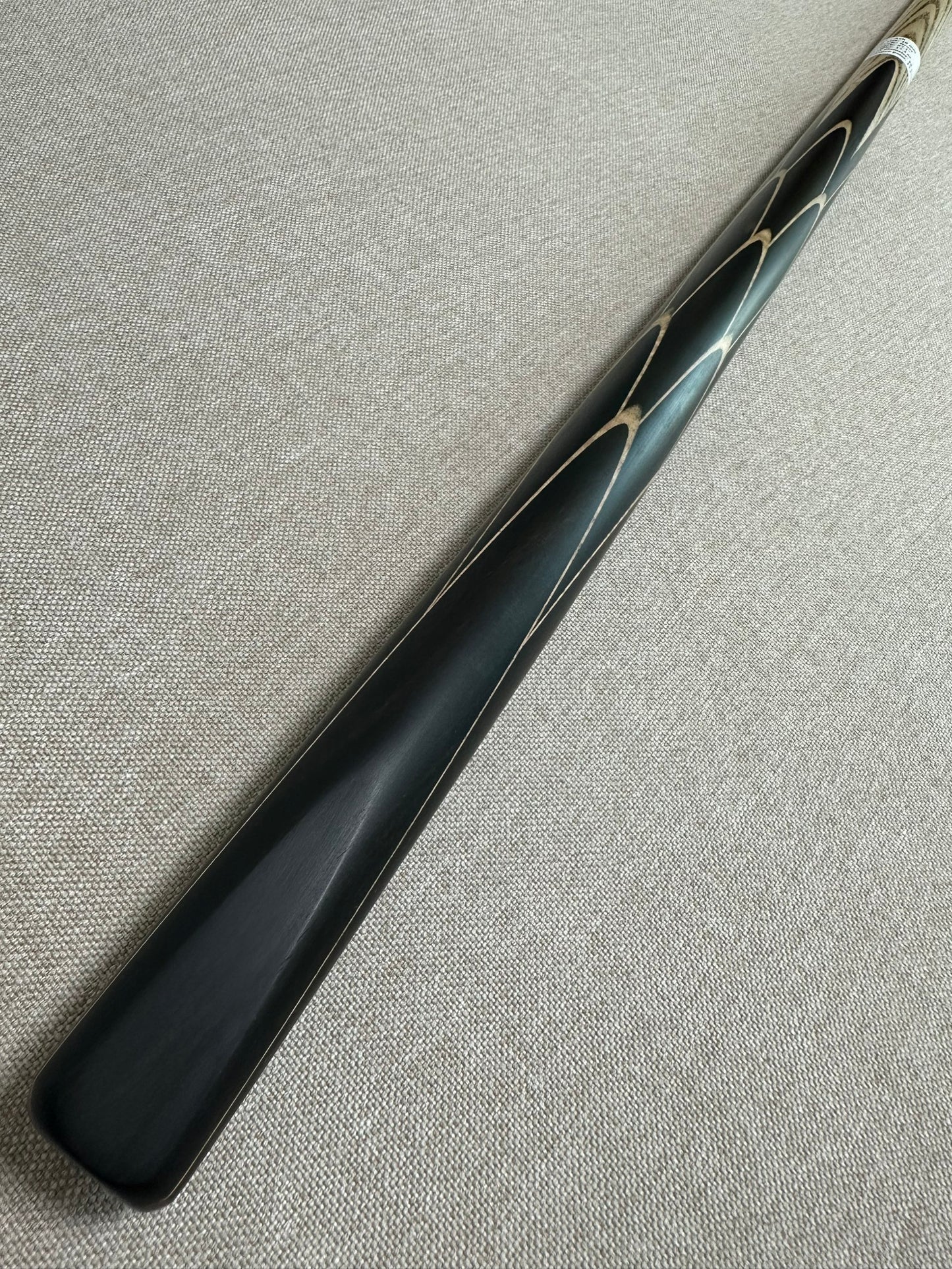 Handmade Pro One Piece Black Ebony Cue 10mm Tip