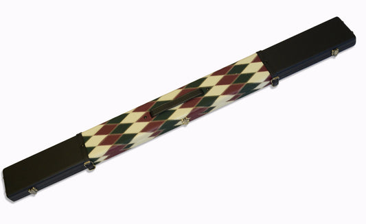 NEW HIGH QUALITY 3/4 SNOOKER CUE CASE EXTRA WIDE H6609-3