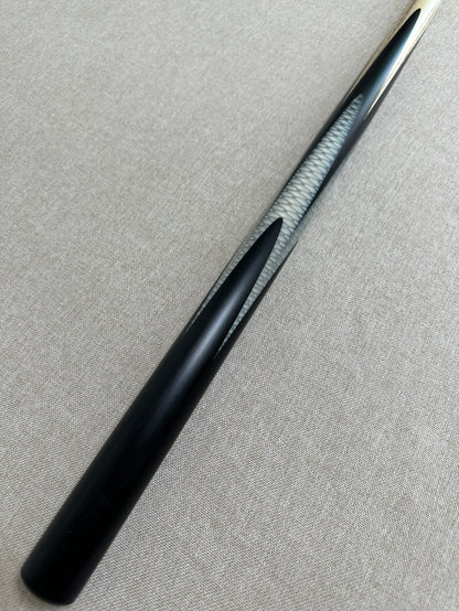 Handmade Pro One Piece Black Ebony Cue 10.5mm Tip