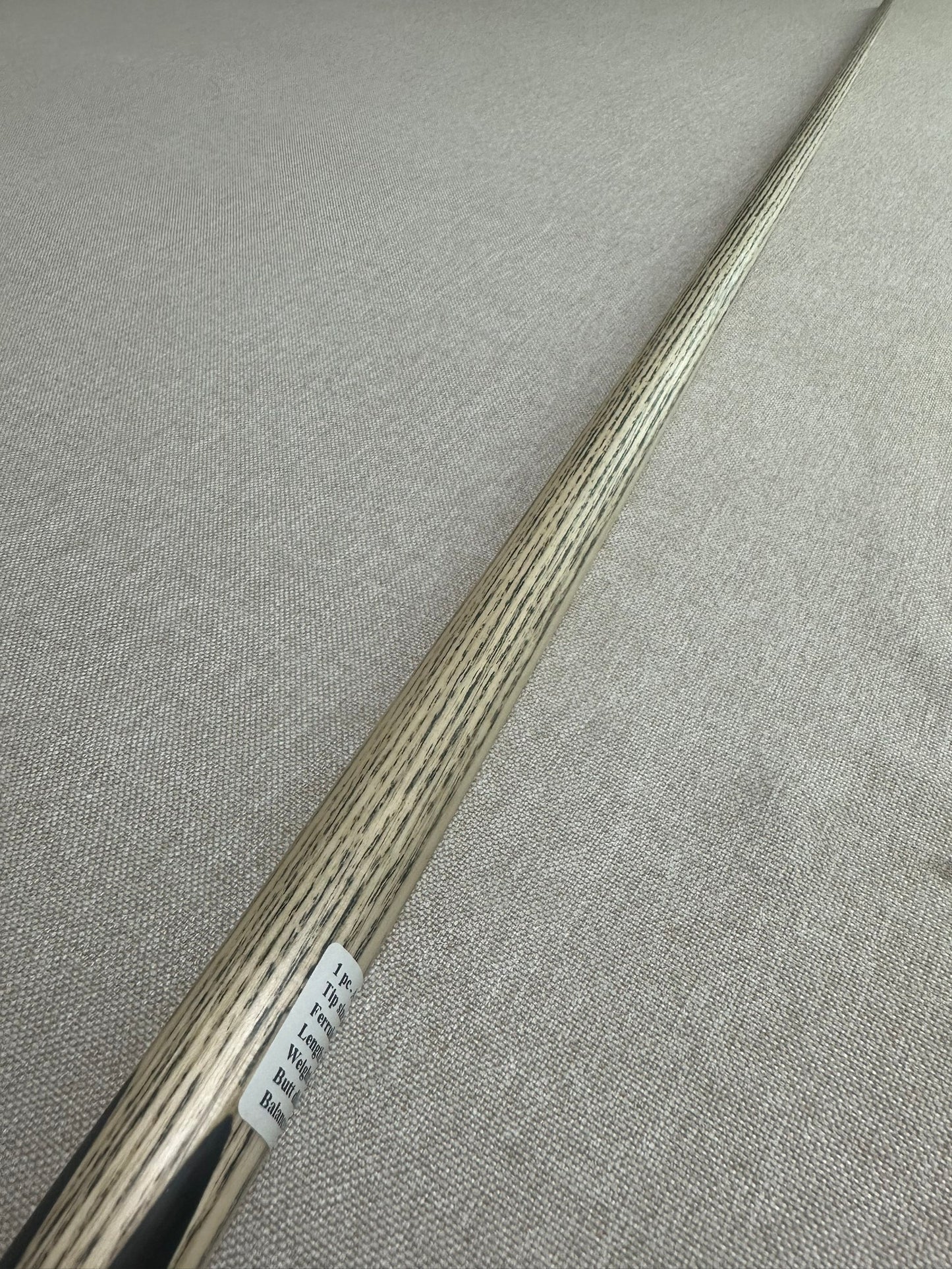Handmade Pro One Piece Black Ebony Cue 10.4 mm Tip