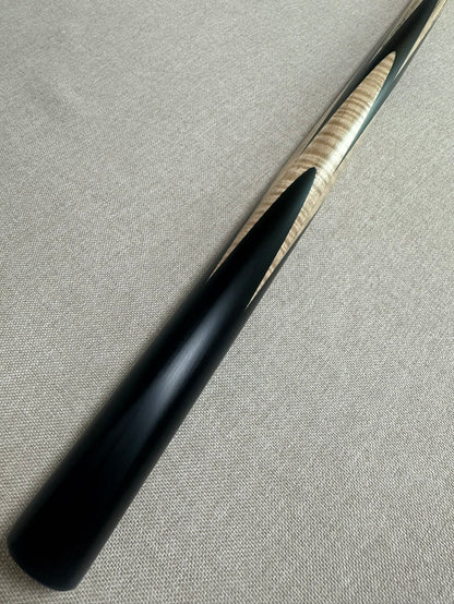Handmade Pro One Piece Black Ebony Cue 10.4 mm Tip