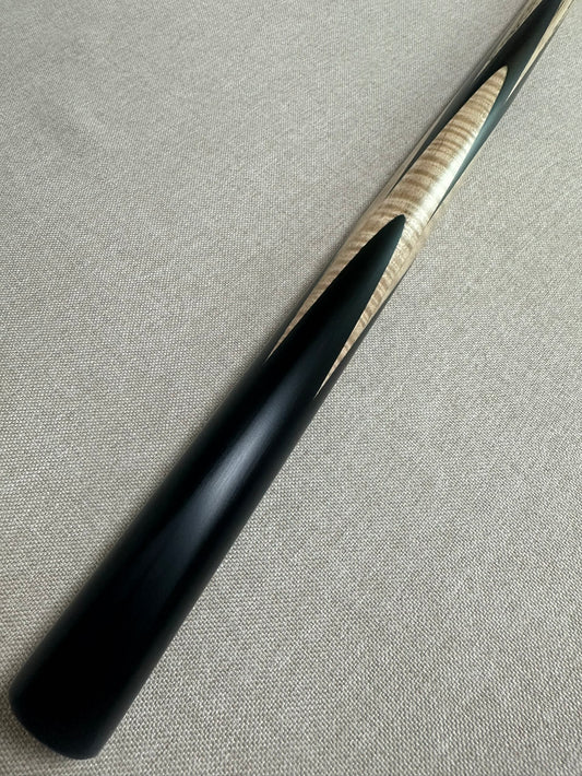 Handmade Pro One Piece Black Ebony Cue 10.4 mm Tip
