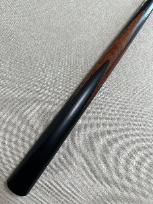 Handmade Pro One Piece Black Ebony Cue 10.2mm Tip
