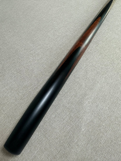 Handmade Pro One Piece Black Ebony Cue 10.4mm Tip