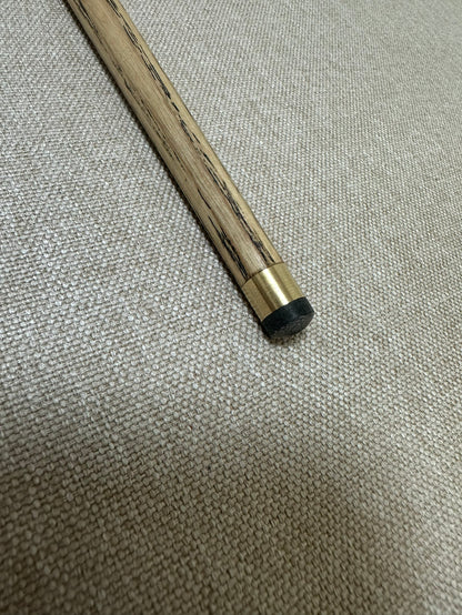 Handmade Pro One Piece Black Ebony Cue 10mm Tip