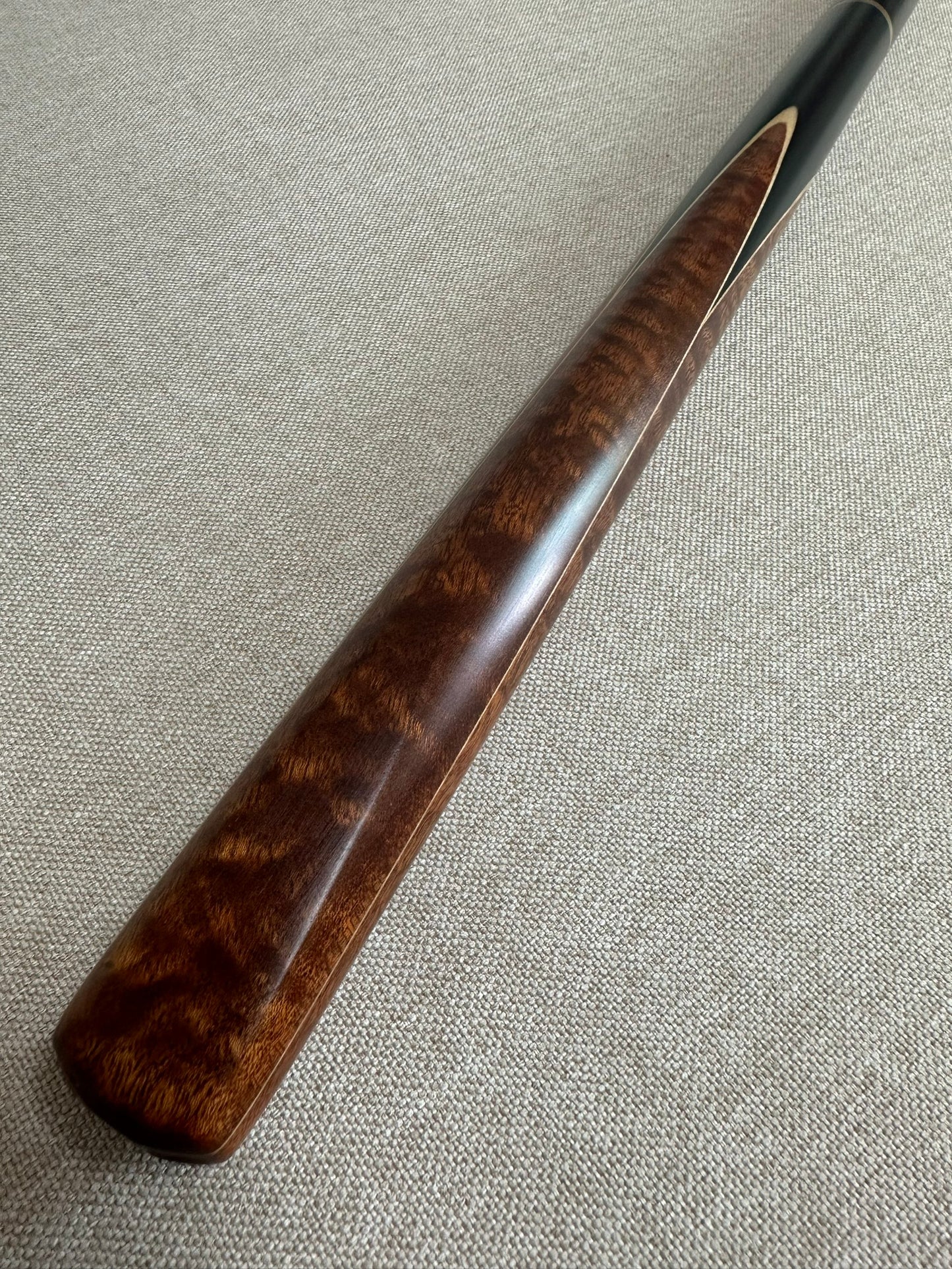 Handmade Pro 3/4 Jointed Black Ebony Cue 10.2 mm Tip