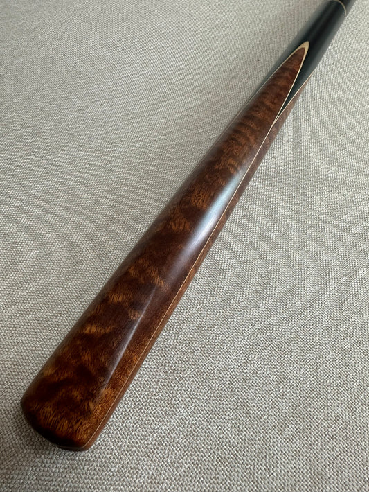 Handmade Pro 3/4 Jointed Black Ebony Cue 10.2 mm Tip