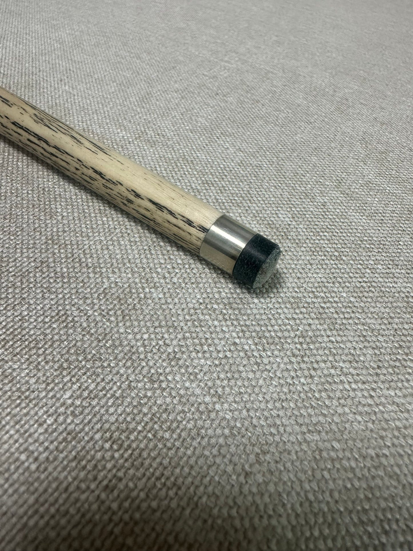 Handmade Pro One Piece Black Ebony Cue 10.4 mm Tip