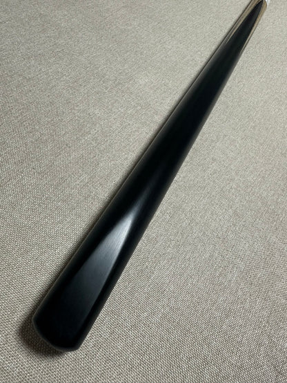 Handmade Pro One Piece Black Ebony Cue 8.9mm Tip