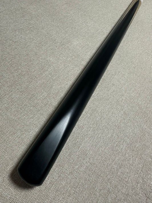 Handmade Pro One Piece Black Ebony Cue 8.9mm Tip