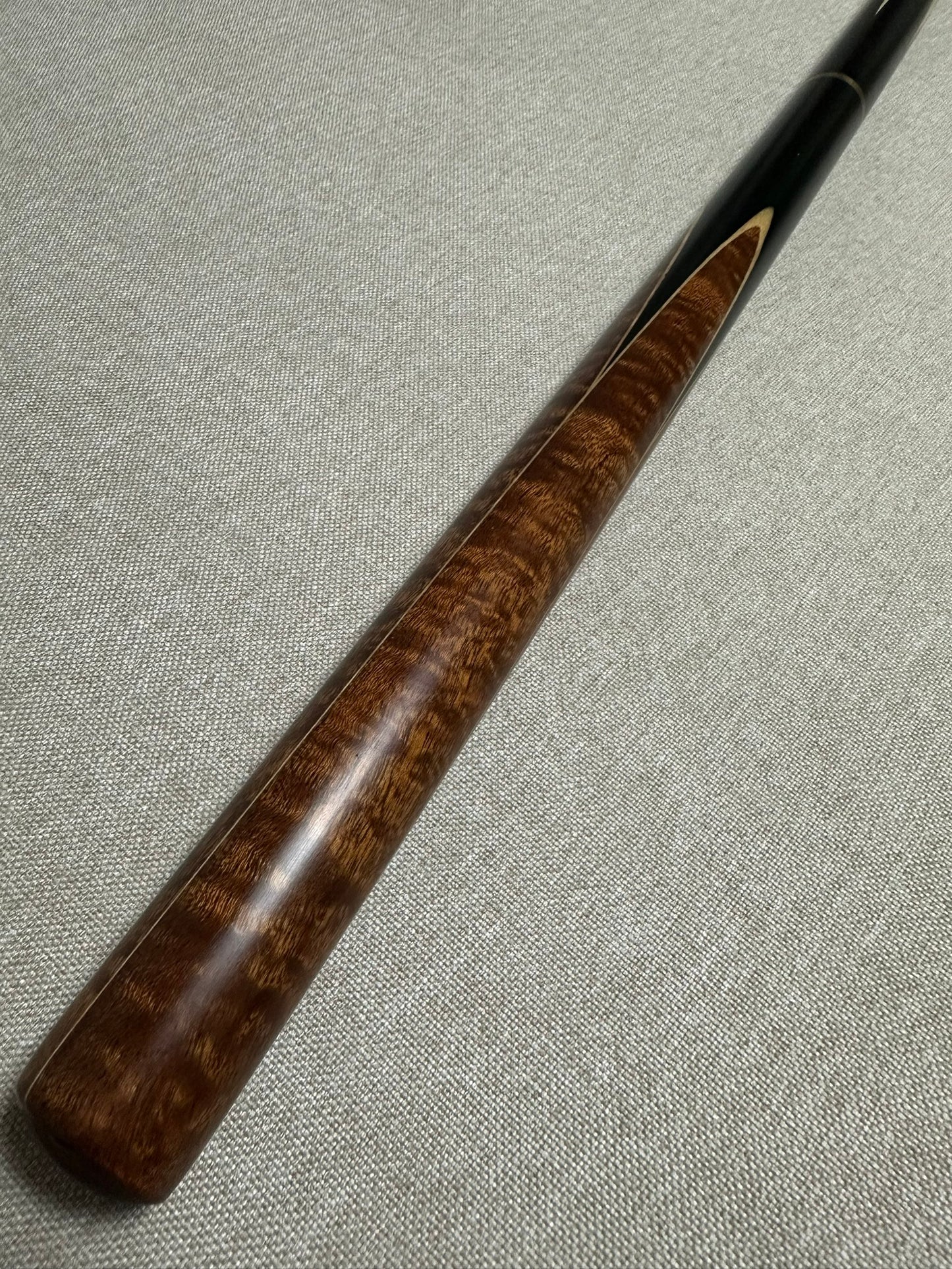 Handmade Pro 3/4 Jointed Black Ebony Cue 10.2 mm Tip