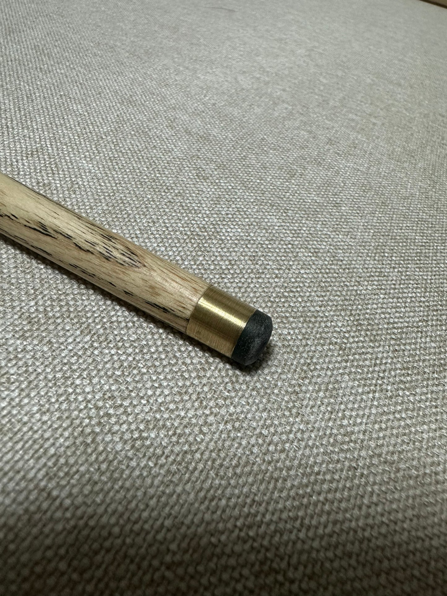 Handmade Pro One Piece Black Ebony Cue 9.4 mm Tip
