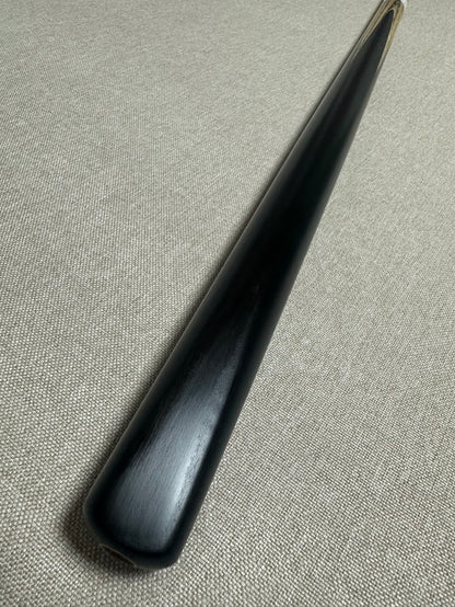 Handmade Pro One Piece Black Ebony Cue 9mm Tip