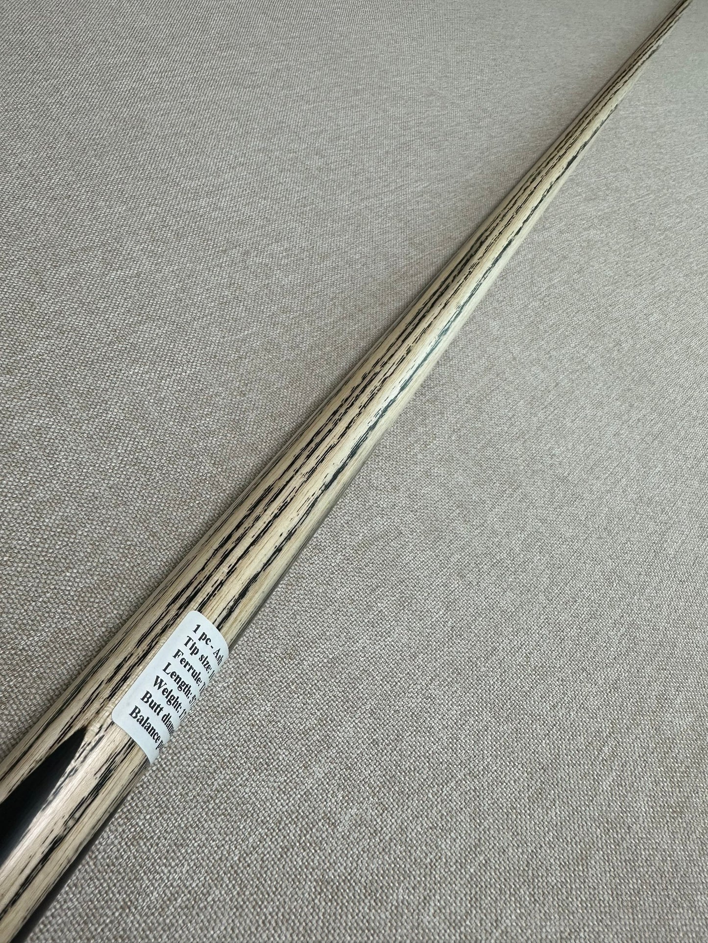 Handmade Pro One Piece Black Ebony Cue 10.2mm Tip