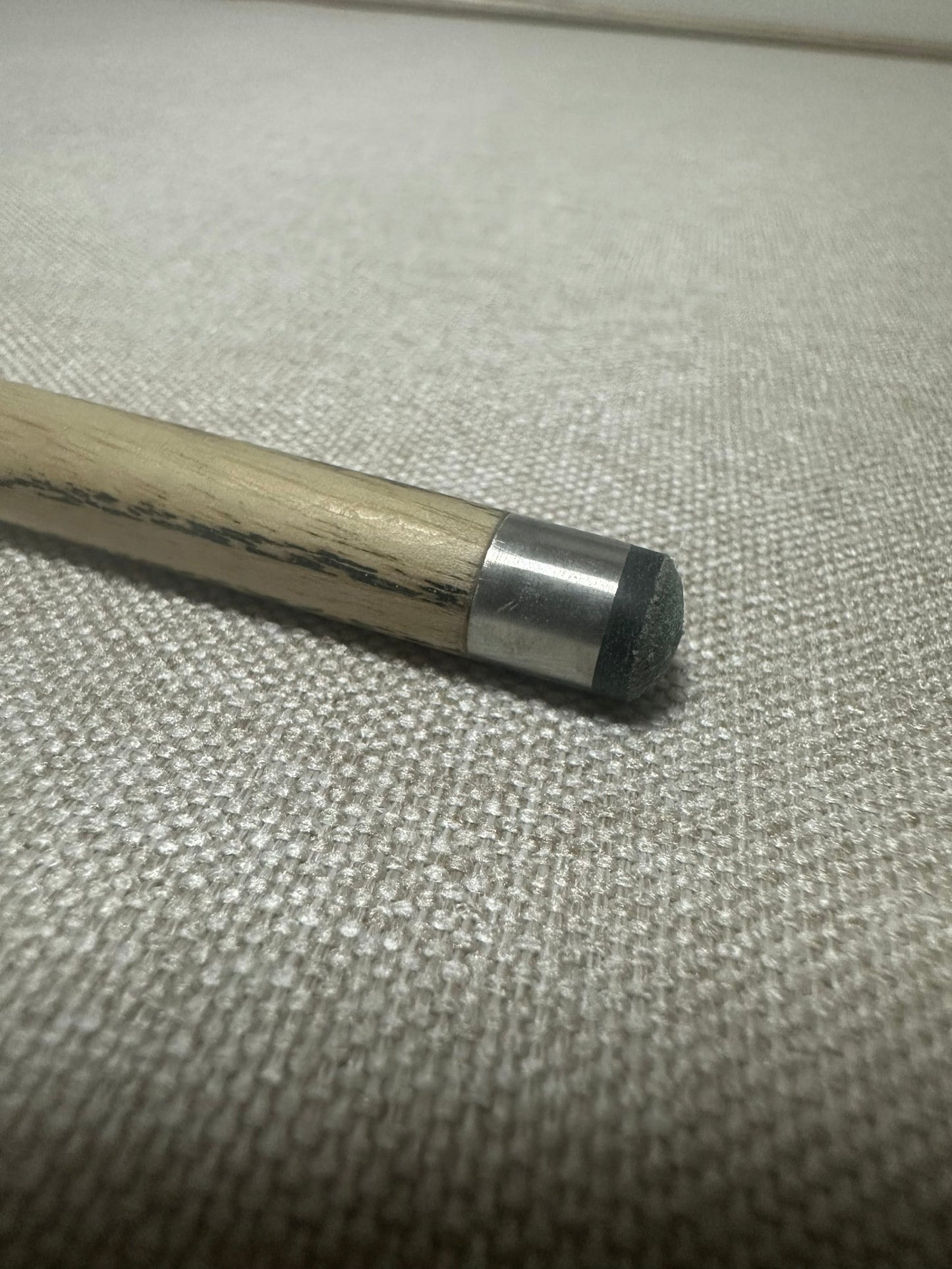 Handmade Pro One Piece Black Ebony Cue 9.5mm Tip