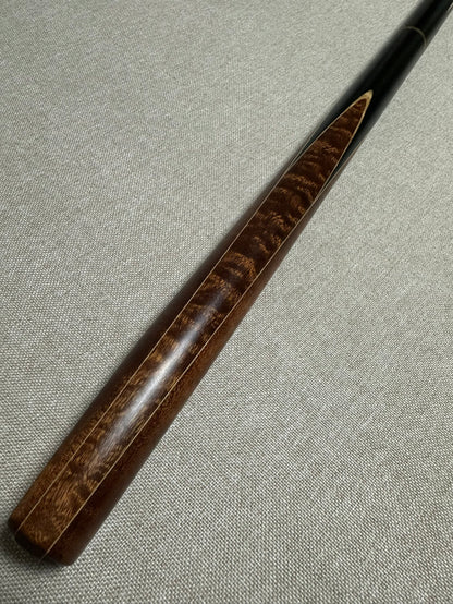 Handmade Pro 3/4 Jointed Black Ebony Cue 10.2 mm Tip