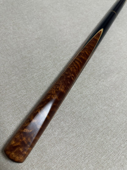 Handmade Pro 3/4 Jointed Black Ebony Cue 10.2 mm Tip