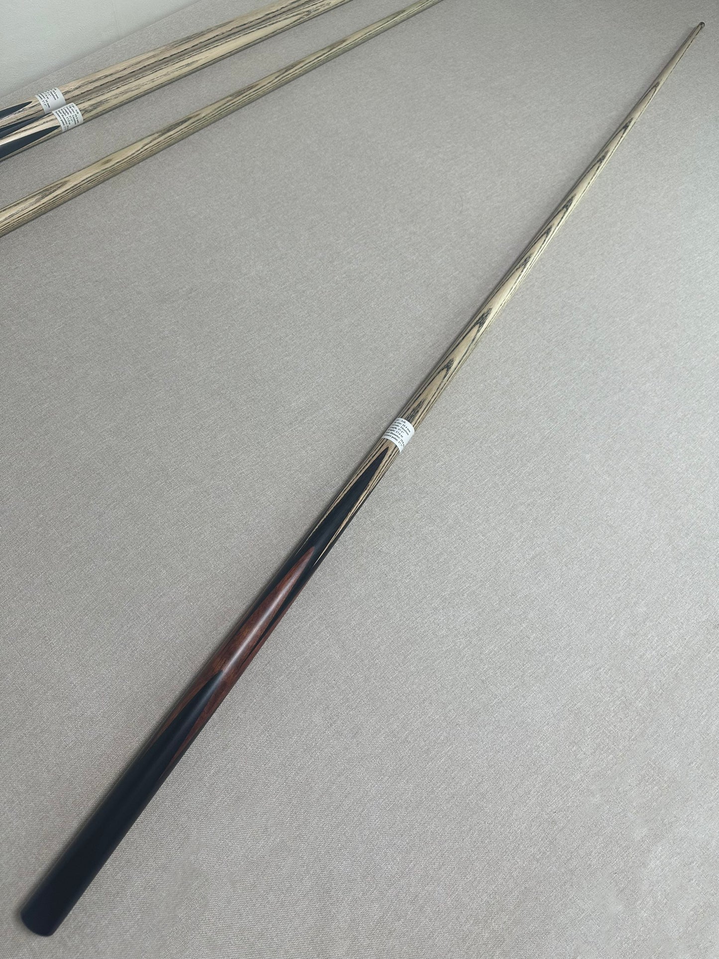 Handmade Pro One Piece Black Ebony Cue 10.4mm Tip