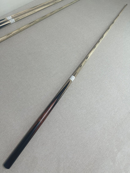 Handmade Pro One Piece Black Ebony Cue 10.4mm Tip